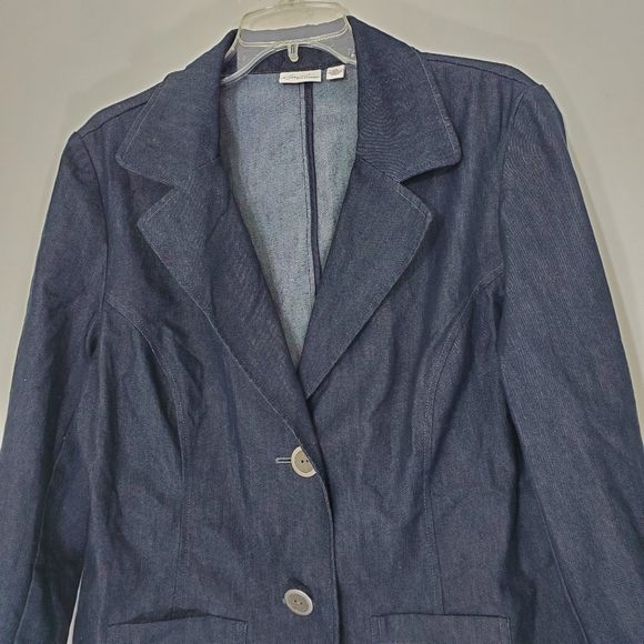 Kim Rogers Denim Jacket, Size 14 - Picture 3 of 9